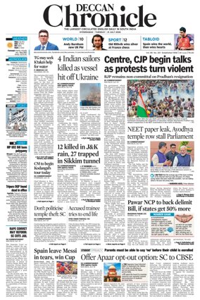 Cover of Deccan Chronicle