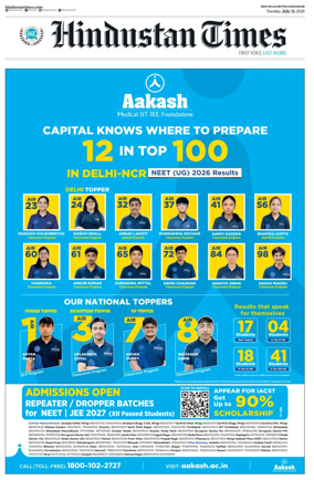 Cover of Hindustan Times (Gurgaon)