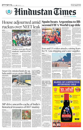 Cover of Hindustan Times Uttarakhand