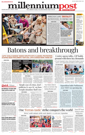 Cover of Millennium Post