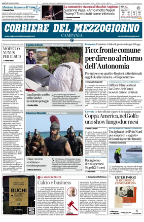 Cover of Corriere del Mezzogiorno (Campania)