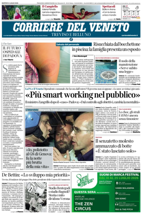 Cover of Corriere del Veneto (Treviso e Belluno)