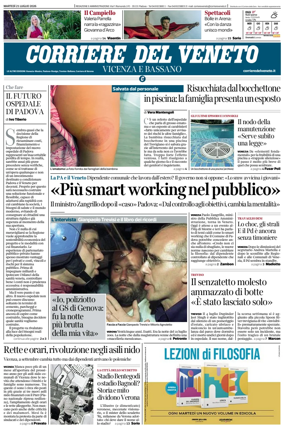 Cover of Corriere del Veneto (Vicenza e Bassano)