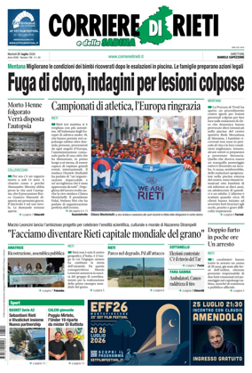 Cover of Corriere di Rieti