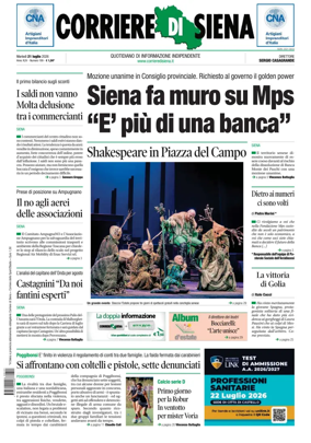 Cover of Corriere di Siena