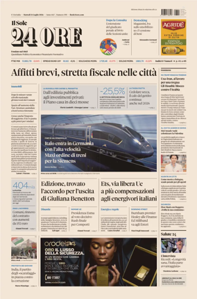 Cover of Il Sole 24 Ore
