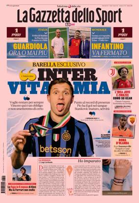 Cover of La Gazzetta dello Sport - Napoli