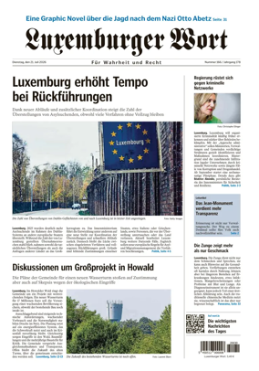 Cover of Luxemburger Wort