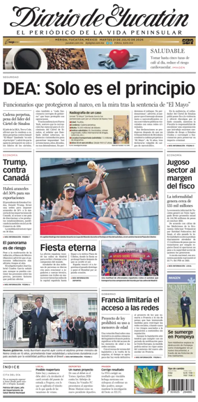 Cover of Diario de Yucatan
