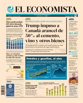Cover of El Economista (Mexico)