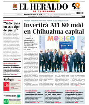 Cover of El Heraldo de Chihuahua
