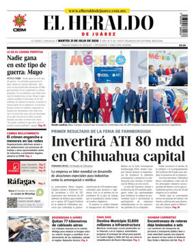 Cover of El Heraldo de Juarez