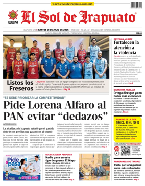 Cover of El Sol de Irapuato