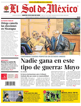 Cover of El Sol de Mexico