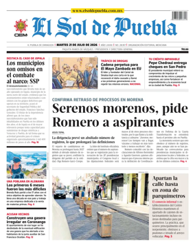 Cover of El Sol de Puebla
