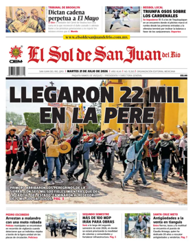 Cover of El Sol de San Juan del Rio