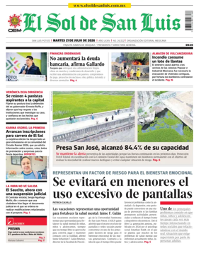 Cover of El Sol de San Luis Potosi