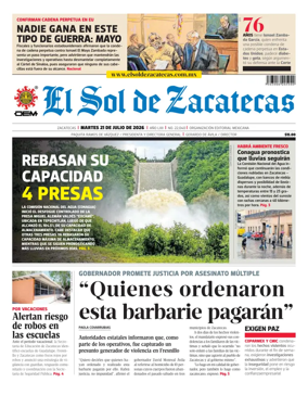 Cover of El Sol de Zacatecas