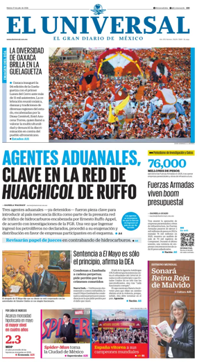Cover of El Universal