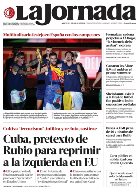 Cover of La Jornada