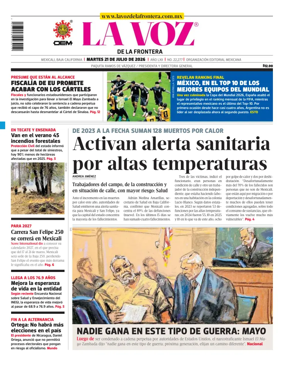 Cover of La Voz de la Frontera