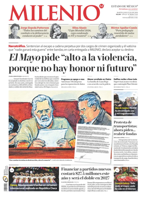 Cover of Milenio Edo de Mexico
