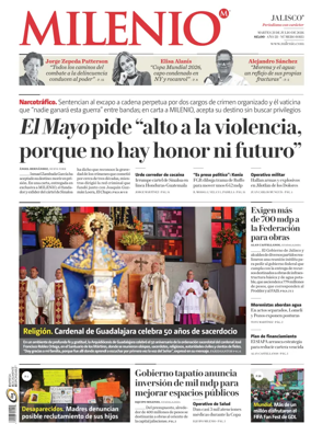 Cover of Milenio Jalisco