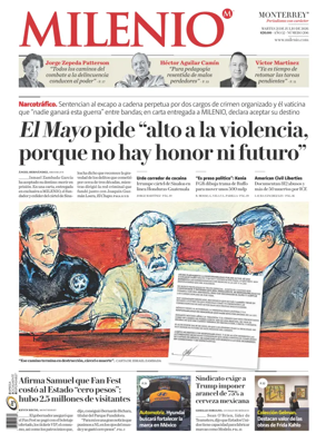 Cover of Milenio Monterrey