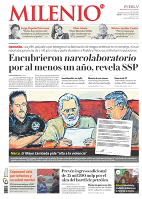 Cover of Milenio Puebla