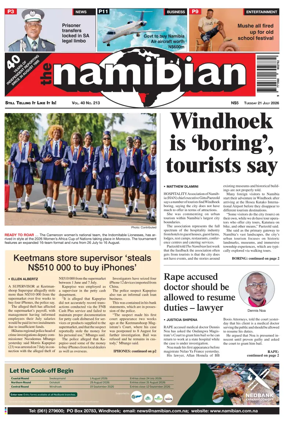 Cover of The Namibian