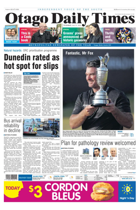 Cover of Otago Daily Times