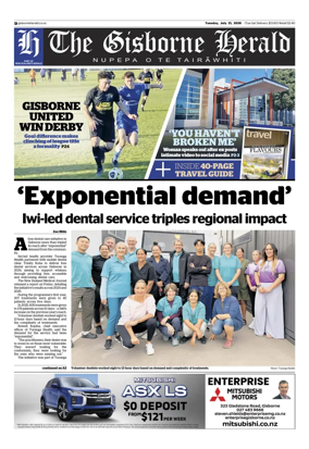 Cover of The Gisborne Herald