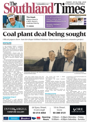Cover of The Southland Times