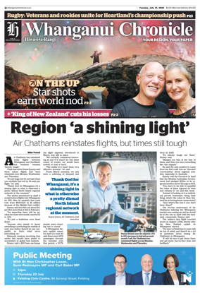 Cover of Whanganui Chronicle