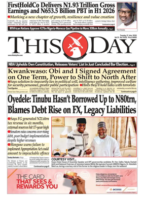 Cover of THISDAY
