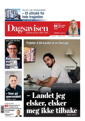 Cover of Dagsavisen