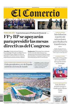 Cover of Diario El Comercio
