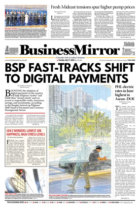 Cover of BusinessMirror