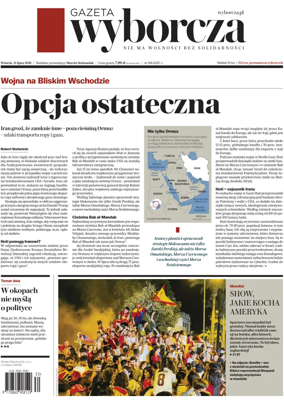 Cover of Gazeta Wyborcza