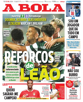 Cover of A BOLA (Portuguese)