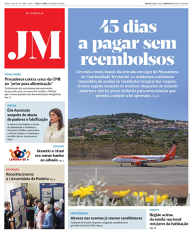 Cover of Jornal Madeira