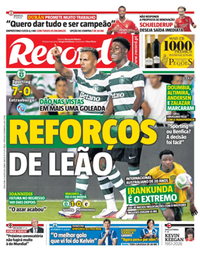 Cover of Record (Portugal)
