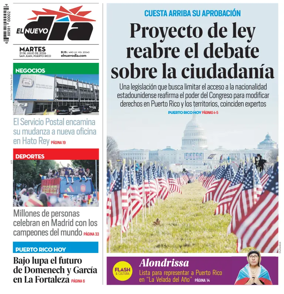 Cover of El Nuevo Dia
