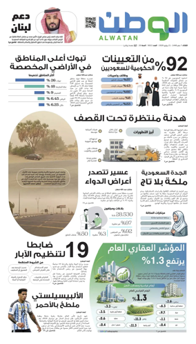 Cover of Al-Watan (Saudi)