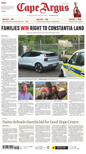 Cover of Cape Argus (PM Edition)