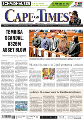 Cover of Cape Times