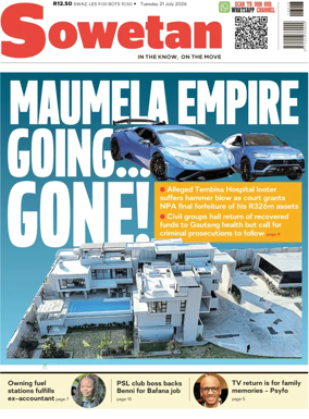 Cover of Sowetan