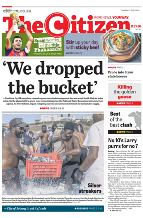 Cover of The Citizen (KZN)