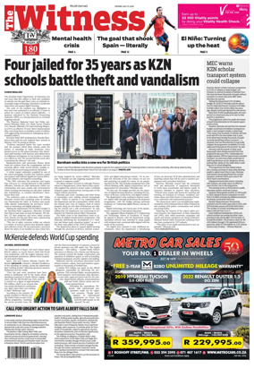 Cover of The Witness (South Africa)
