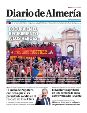 Cover of Diario de Almeria